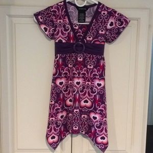 S 6/6X Girls George Short Sleeve Dress